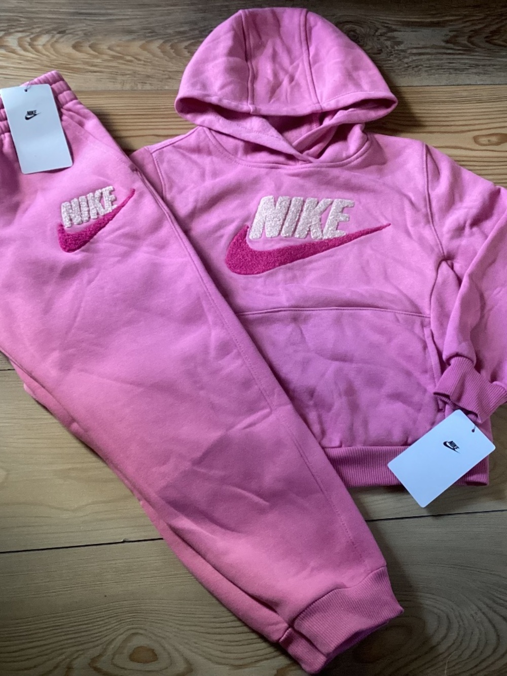 Nike Pink Girls' Hoodie & Matching Outfit Size 6/6X(NWT)